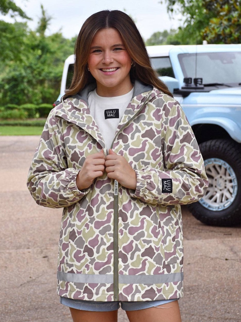 Lulu Mac Light Camo Raincoat
